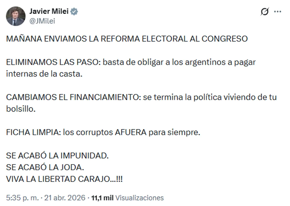 x milei