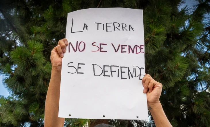 la tierra no se vende