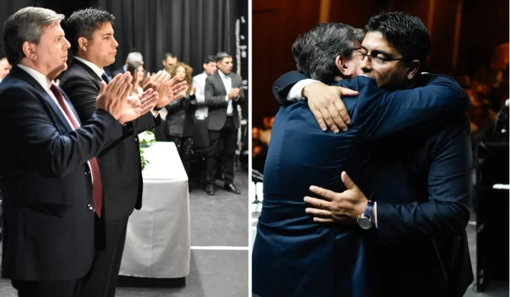 Un-momento-de-la-sesion-inaugural-y-el-abrazo-de-afecto-entre-Vidal-y-Leguizamon.-728x424